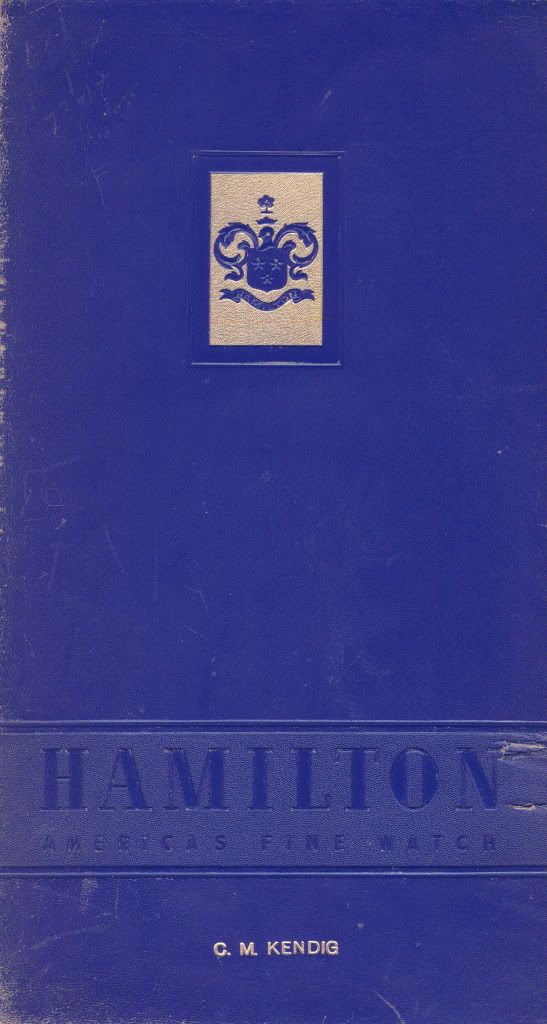 Hamilton Catalog 1938 Vintage Watch Forums